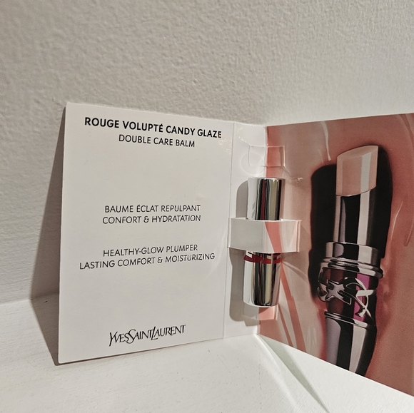 YSL YVES SAINT LAURENT ROUGE VOLUPTE CANDY GLAZE LIPSTICK BALM. (MINI SIZE) - Picture 3 of 4